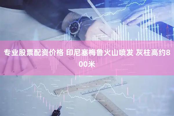 专业股票配资价格 印尼塞梅鲁火山喷发 灰柱高约800米